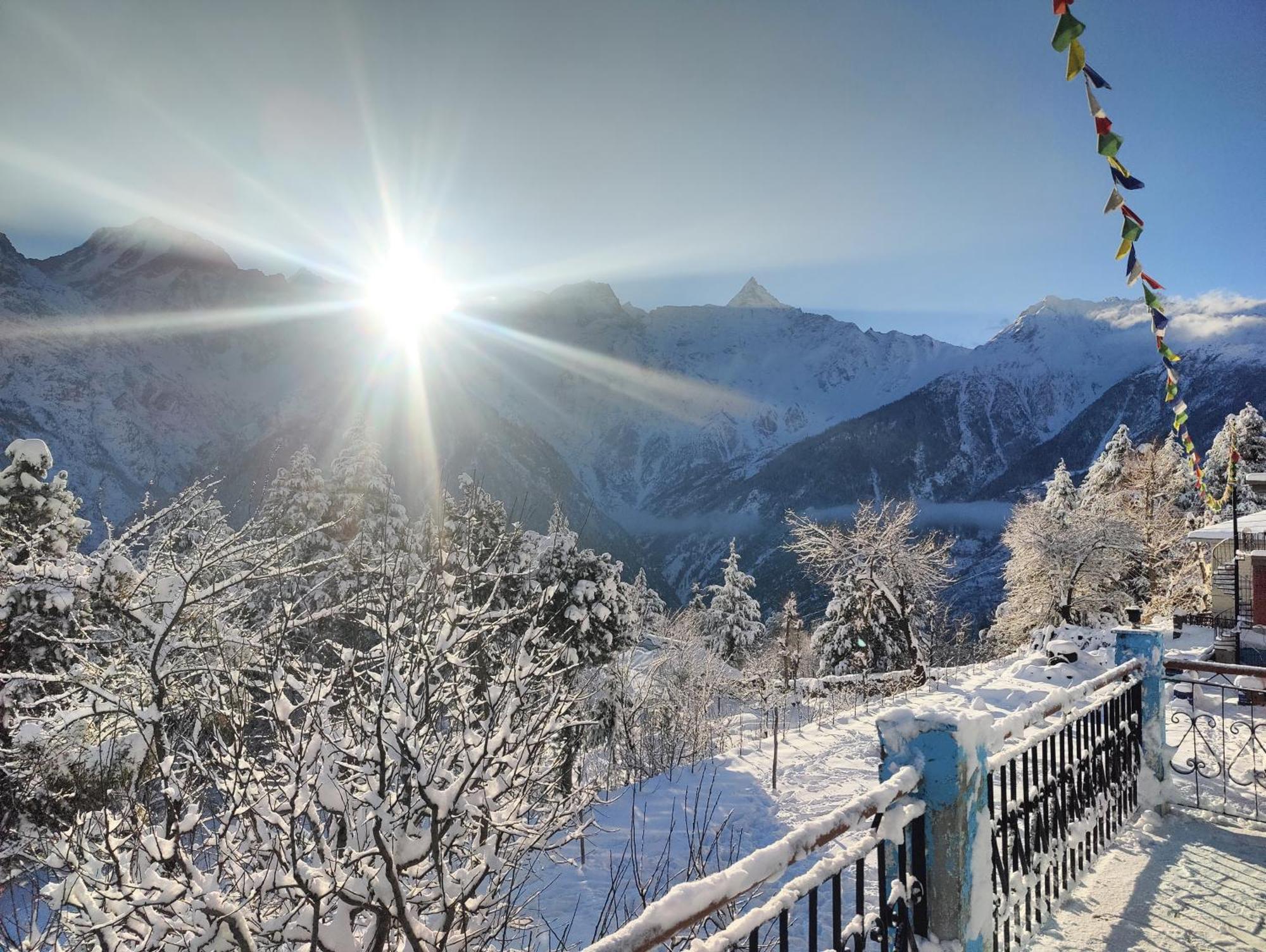 Silk Route Home Stay Kalpa Exterior photo